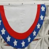 39" x 21" Patriotic Stars & Stripes Cotton Bunting