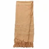 50" x 60" Peach Throw Blanket with Fringe by Ashland®