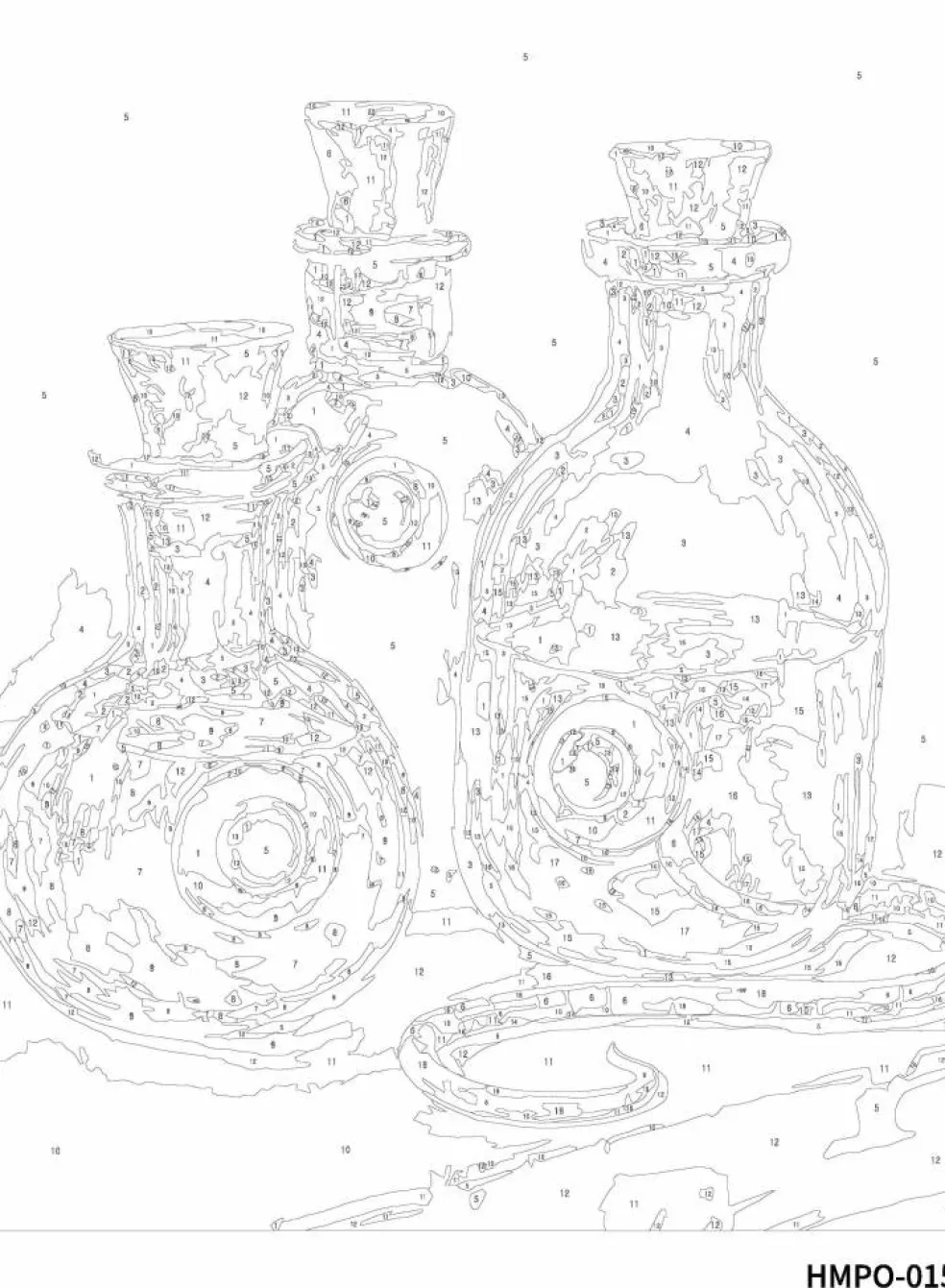 11" x 14" Potion Bottles Paint-by-Number Kit by Artist's Loft®