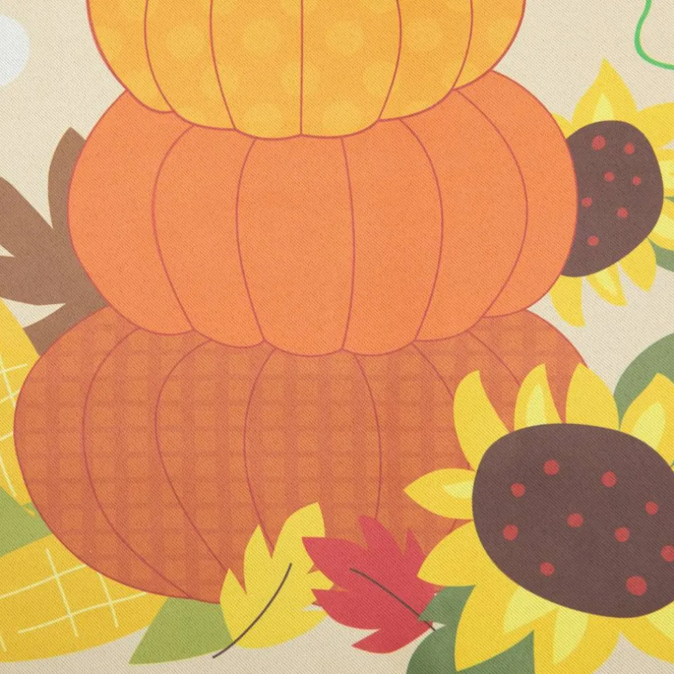 12.5" x 18" Pumpkins & Sunflowers Autumn Garden Flag