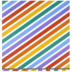 12" x 12" Rainbow Checks & Stripes Double-Sided Cardstock Paper by Recollections™