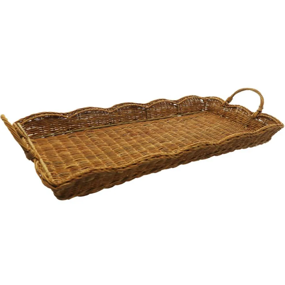 26" x 12" Rattan Decorative Tray by Ashland®