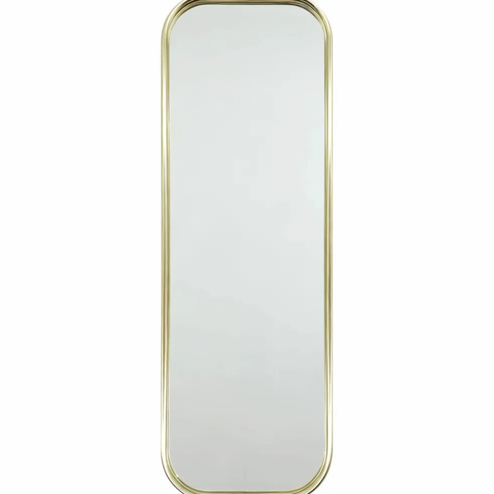 4" x 11.75" Rectangle Gold-Rimmed Mirror Jewelry Tray by Bead Landing™