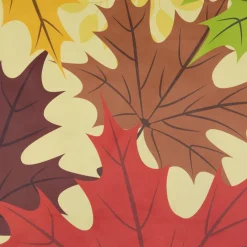 28" x 40" Red & Yellow Fall Leaves Welcome Outdoor House Flag