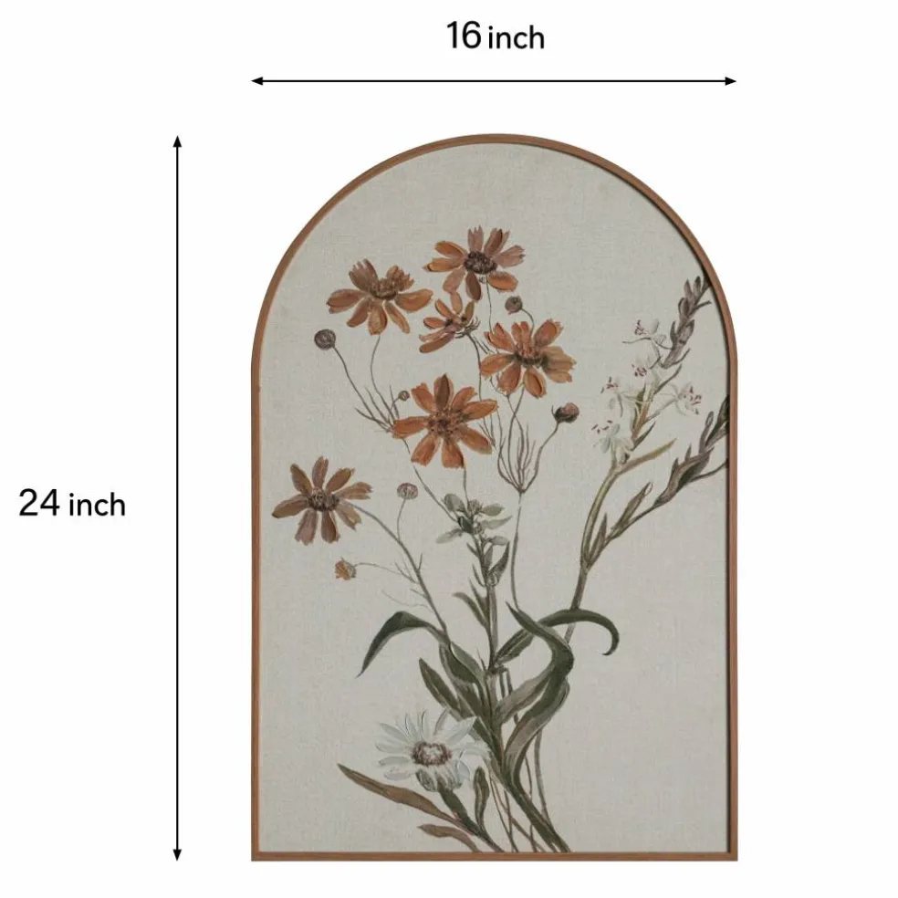 16" x 24" Rust Blossoms Wall Décor by Ashland®
