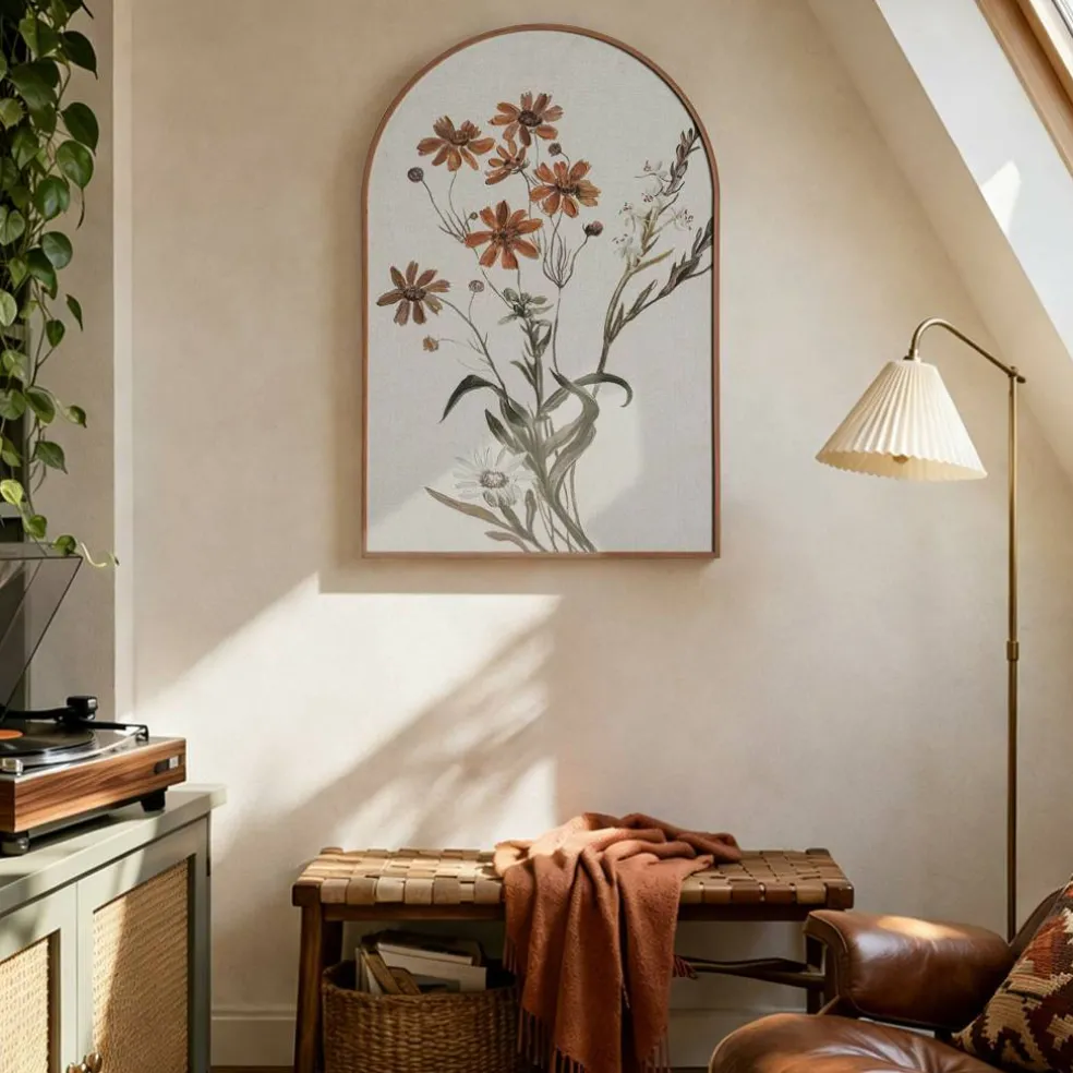 16" x 24" Rust Blossoms Wall Décor by Ashland®