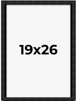 19x26 Shadow Box Black Rustic Barnwood Display Frame  | 1.125 Inch Deep | 0.875 Inch Moulding Width | Solid Wood | Includes UV Resistant Acrylic Plexiglass, Acid Free Backing and Hanging Hardware