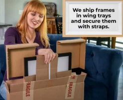 7x28 Shadow Box Frame Black | 1 inches Deep Real Wood Contemporary Shadowbox Display Frame | UV Resistant Acrylic Front, Acid Free Backing, and Hanging Hardware | Dugan Picture Frame Style