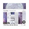 12" x 12" Silver Starlight Paper Pad by Recollections™, 58 Sheets