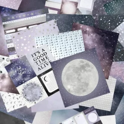 12" x 12" Silver Starlight Paper Pad by Recollections™, 58 Sheets