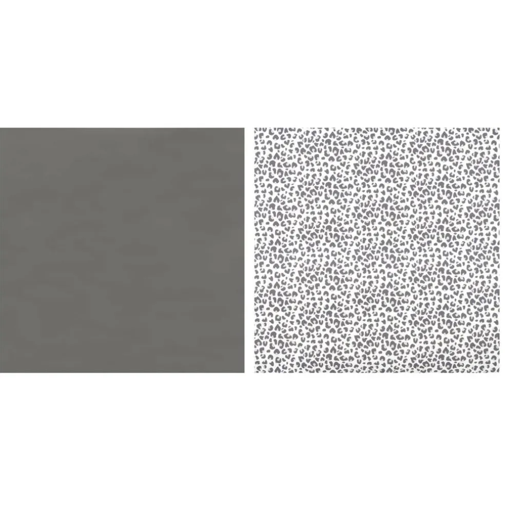 12" x 12" Snow Leopard & Black Sublimation Sheets by Make Market®