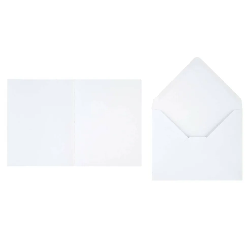4.25" x 5.5" Solid Folded Card & Envelope Sets, 10ct. by Recollections™