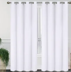 55'' X 84'' Solid Thermal Blackout Panels- 2 Pack (15 Colors)