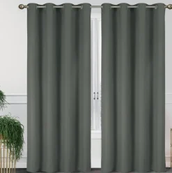 55'' X 84'' Solid Thermal Blackout Panels- 2 Pack (15 Colors)