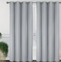 55'' X 84'' Solid Thermal Blackout Panels- 2 Pack (15 Colors)