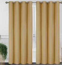 55'' X 84'' Solid Thermal Blackout Panels- 2 Pack (15 Colors)