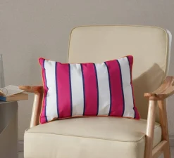 14" x 20"  Striped Lumbar Outdoor Pillow by Ashland®