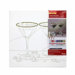 11" x 11" Summer Espresso Martini Canvas Painting Kit by Craft Smart®