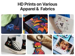 xTool Apparel Printer Plus Bundle with Shaker Oven, 14'' A3 DTF Printer One-Click Print-to-Bake, Dual I1600 Printheads for High-Speed DTF Transfer, Multi-Fabric Compatible, 24/7 Auto-Maintenance