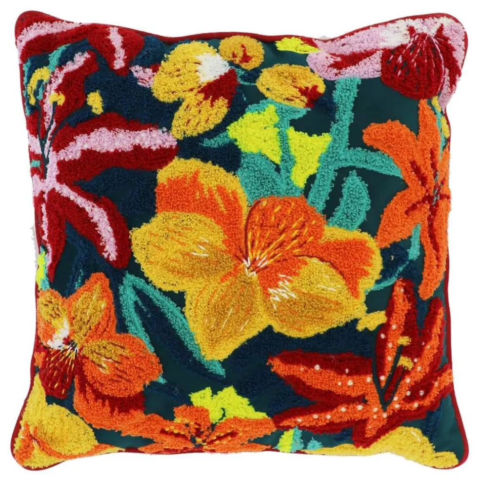 16" x 16" Tropical Flower Pillow by Ashland®