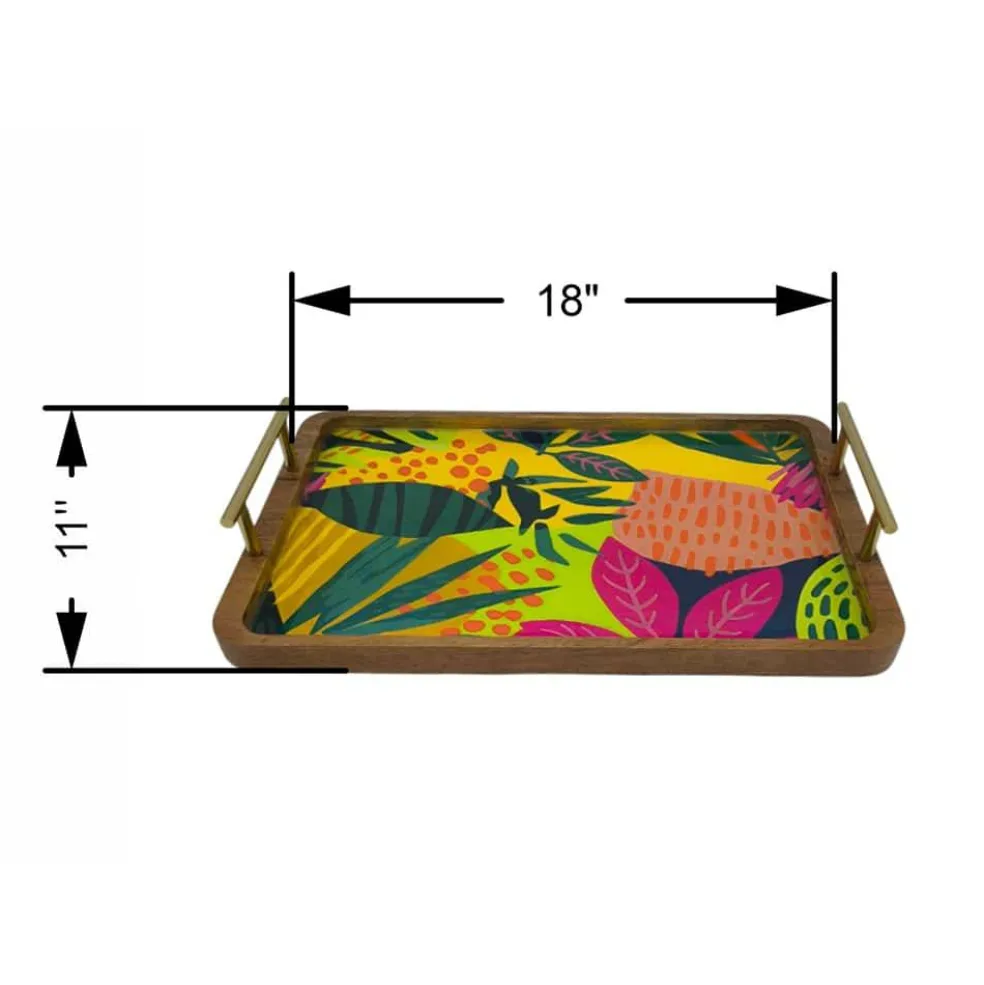 18" x 11" Tropical Serving Tray by Ashland®