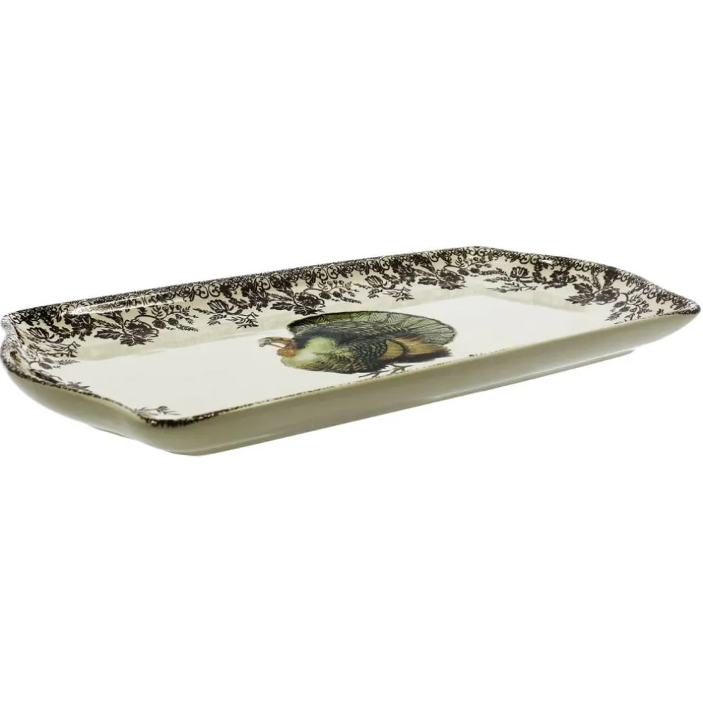 16" x 8" Turkey Ceramic Serving Plate by Ashland®