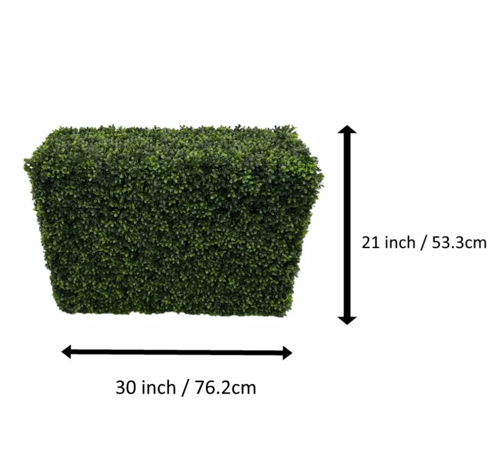 30" x 21" UV Premade Boxwood Hedge by Ashland®