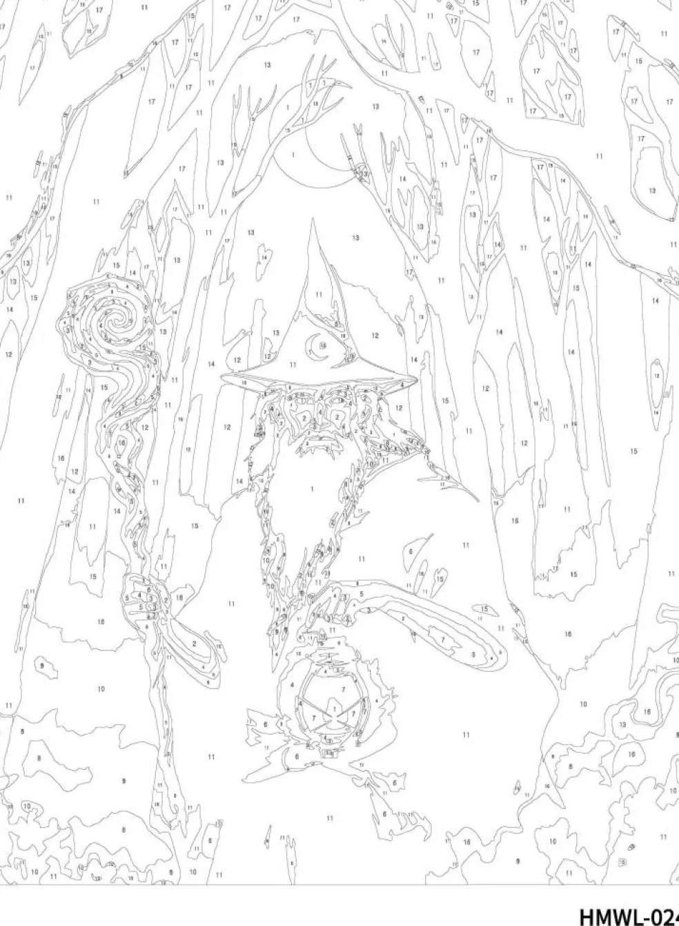 11" x 14" Warlock Paint-by-Number Kit by Artist's Loft®