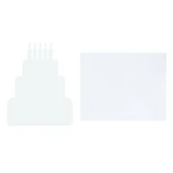 4.25" x 5.5" White Cake Card & Envelope Sets, 10ct. by Recollections™