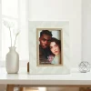 4" x 6" White Embossed Frame by Ashland®