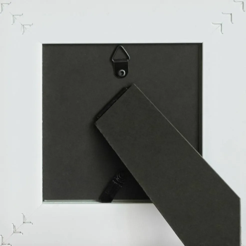 4" x 4" White Embossed Frame by Ashland®