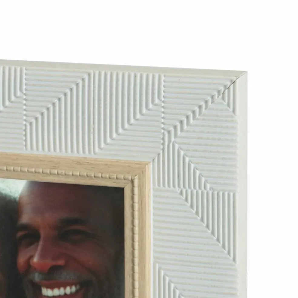 4" x 4" White Embossed Frame by Ashland®