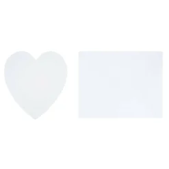 4.25" x 4.6" White Heart Card & Envelope Sets, 10ct. by Recollections™