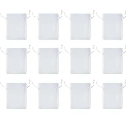 3" x 4" White Satin Favor Bags, 12ct. by Celebrate It™