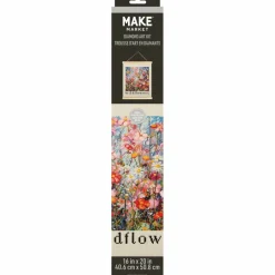 16" x 20" Wildflowers Diamond Art Kit with Wood Frame by Make MarketĀ®