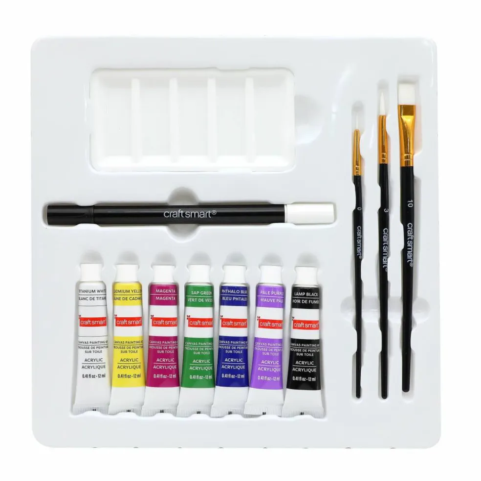 11" x 11" Witches Circle Canvas Painting Kit by Craft Smart®