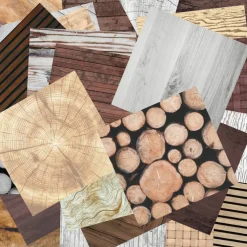 6" x 6" Wood Textures Paper Pad by Recollections™, 48 Sheets