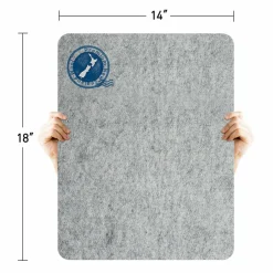 18" x 14" Wool Pressing Mat 100% New Zealand Felted Wool Ironing Mat Pad Blanket for Quilter, Sewing, Quilting Supplies and Notions