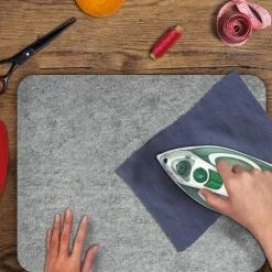 15" x 12" Wool Pressing Mat 100% New Zealand Felted Wool Ironing Mat Pad Blanket for Quilter, Sewing, Quilting Supplies and Notions