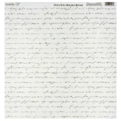 12" x 12" Word Script Vellum Paper by Recollections™