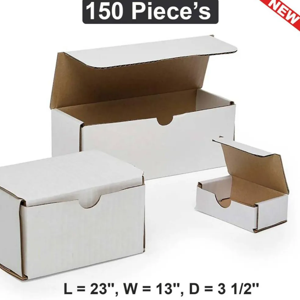 23x13x3 1/2 Inch Mailer Boxes Ideal for Secure and Spacious Shipping