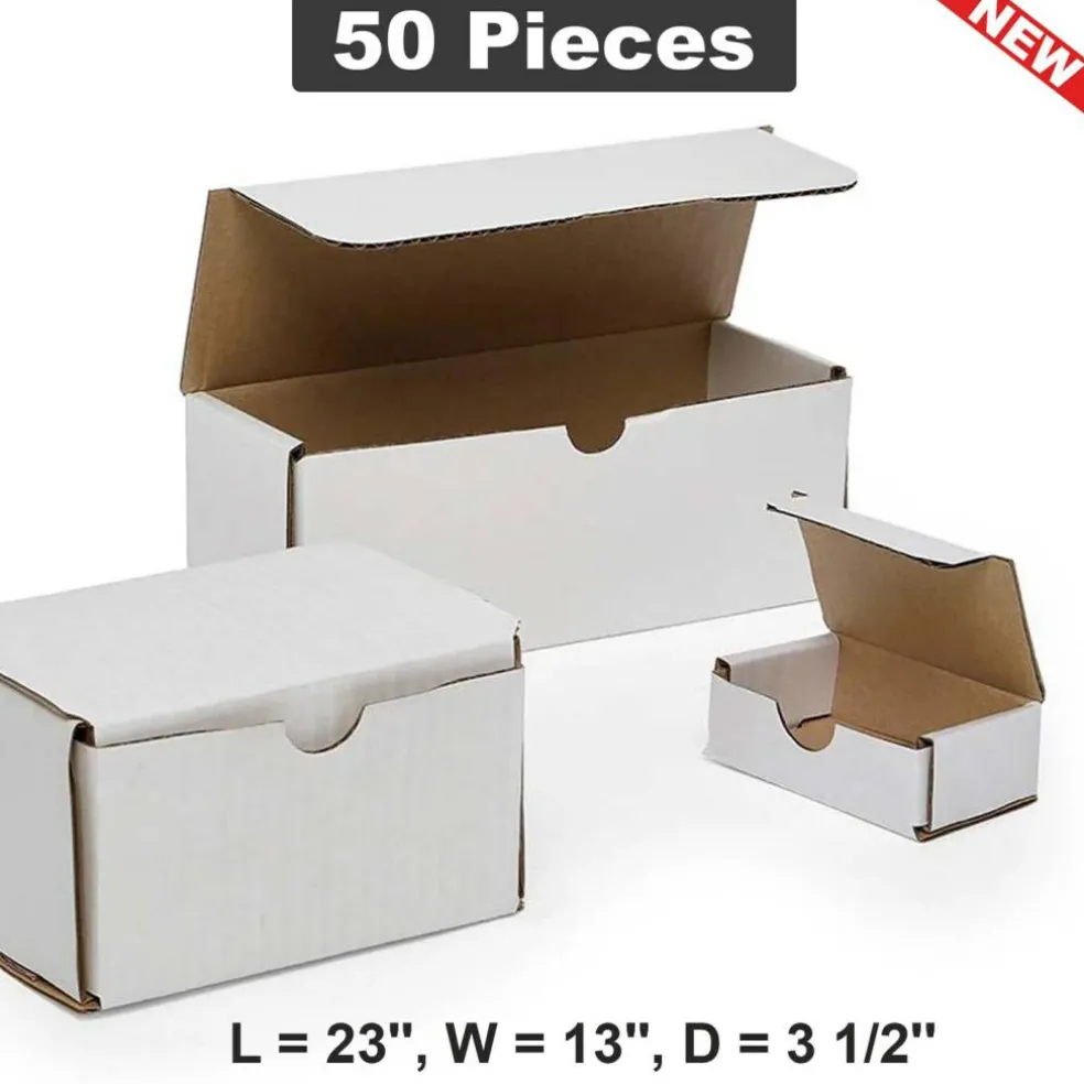 23x13x3 1/2 Inch Mailer Boxes Ideal for Secure and Spacious Shipping