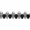 4/5" x 4yd. Black Die Cut Spiders Ribbon by Celebrate It®