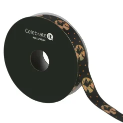 5/8" x 4yd. Black Glitter Witch Ribbon by Celebrate It®