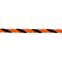 1/8" x 4yd. Black & Orange Twist Cording Ribbon by Celebrate It®