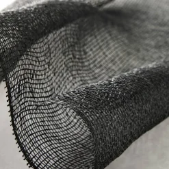 21" x 5yd. Black Poly Burlap Mesh by Celebrate Itâ„¢