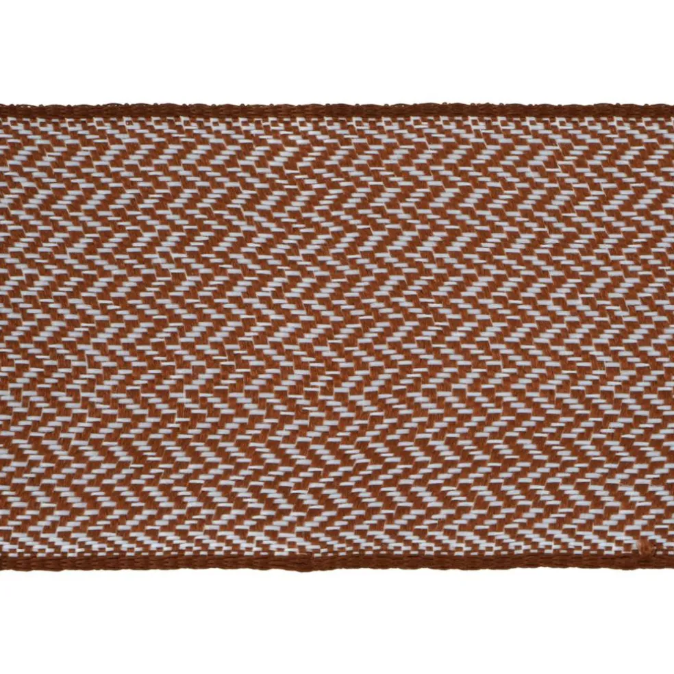 2.5" x 6.6yd. Brown & White Wired Tweed Ribbon by Celebrate It®