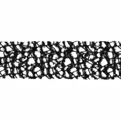 2.5" x 6.6yd. Chunky Black Glitter Web Ribbon by Celebrate It®