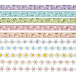 3/8" x 2yd. Daisies Value Pack Ribbon by Celebrate It®