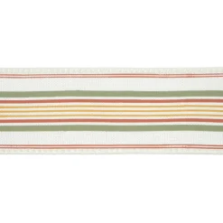 1.5" x 10yd. Fall Stripes Wired Ribbon by Celebrate It®